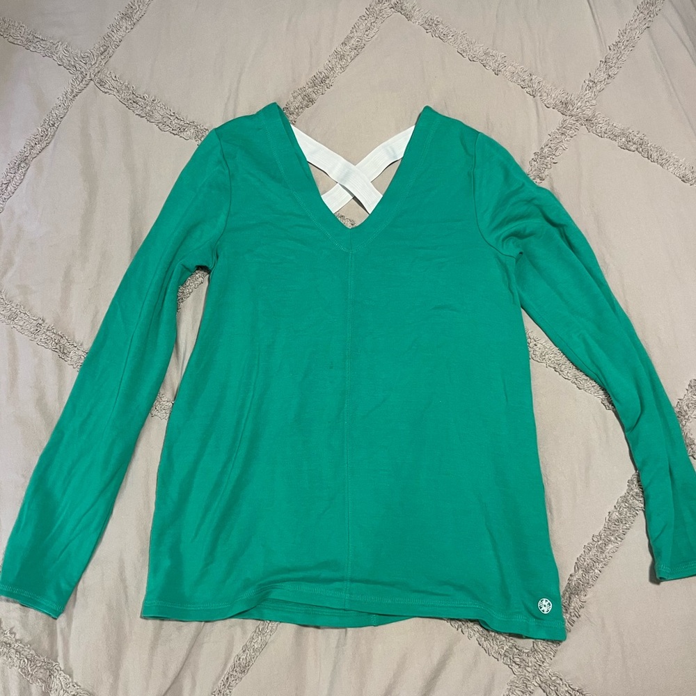Lilly Pulitzer luxeletic top size small long sleeve